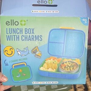 ello Kids Lunch Box with Charms -